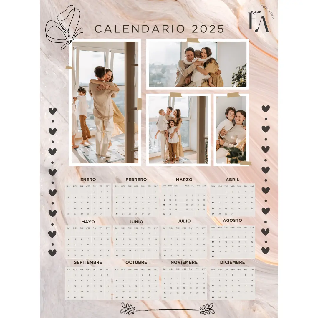 Calendario personalizado 2025 ii
